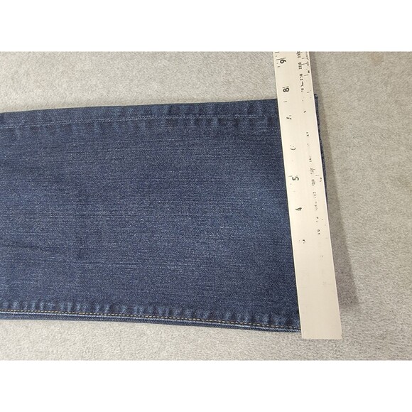 Adriano Goldschmied AG Jeans  Mens 38 36x32 Slim Straight Dark Blue Stretch USA - Picture 4 of 15